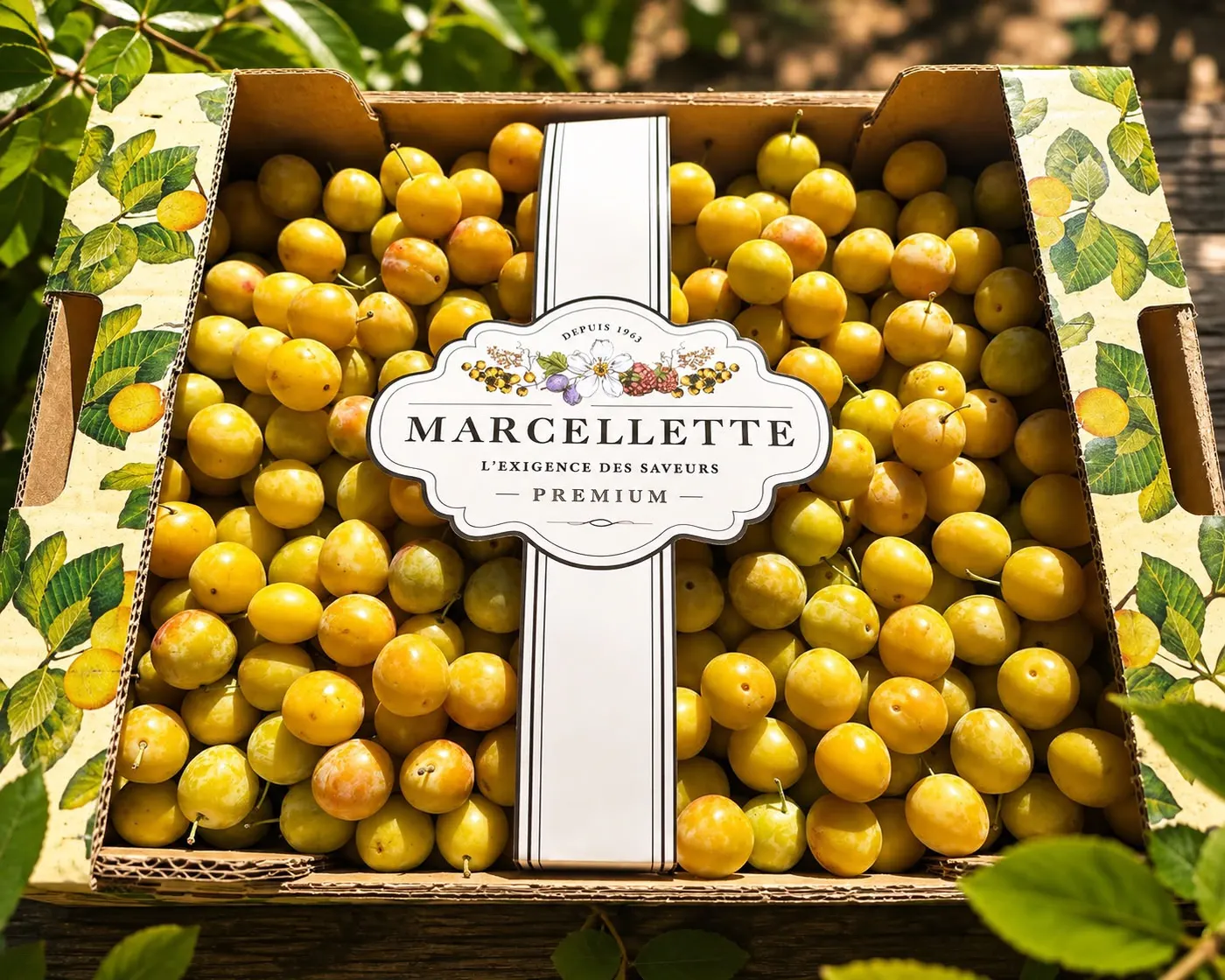 Caisse de mirabelles Marcellette Premium